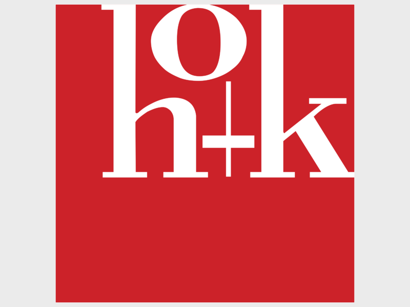 Hok logo color grey background