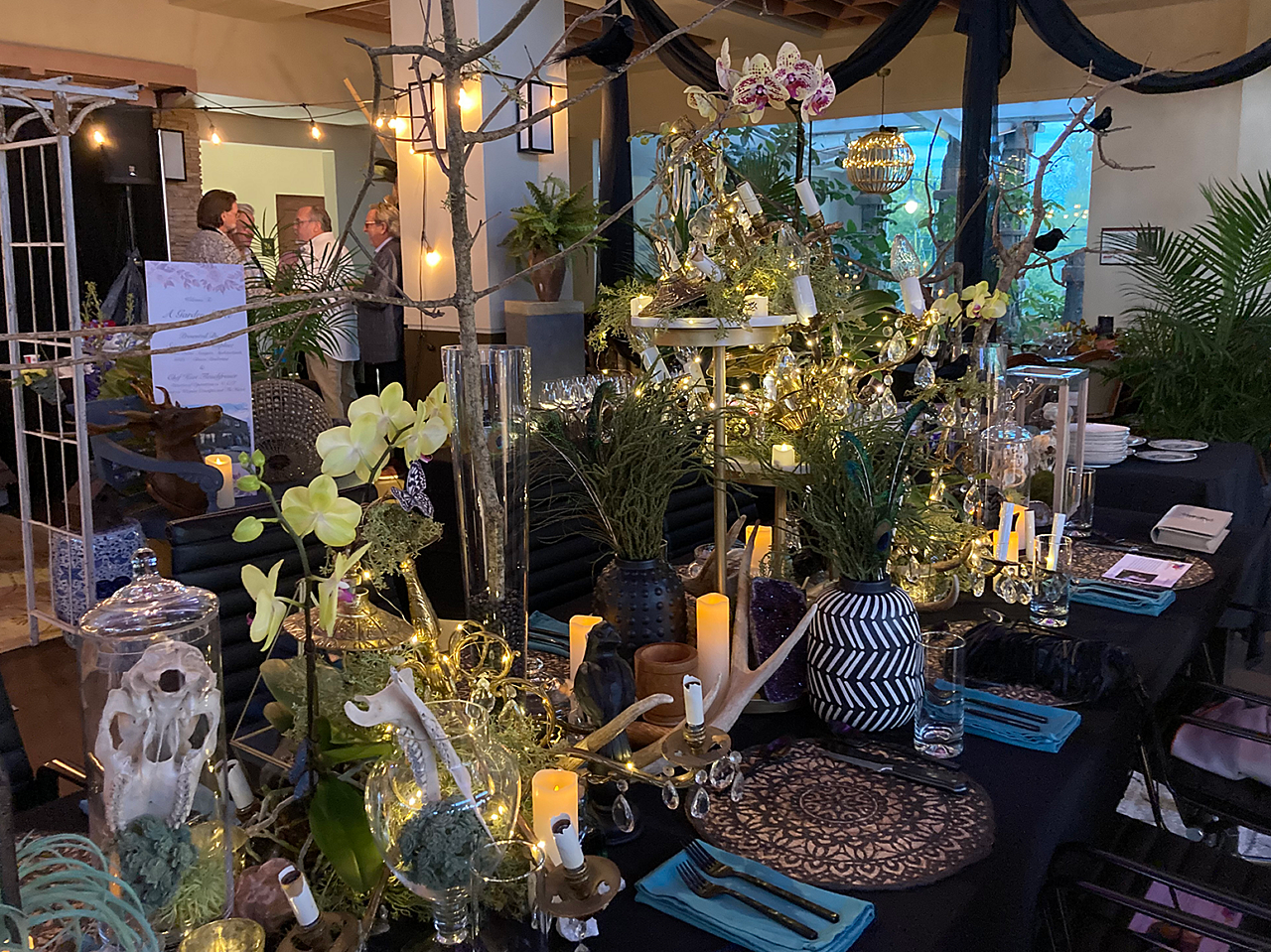 OKC Design Appetit Table Candles Lit