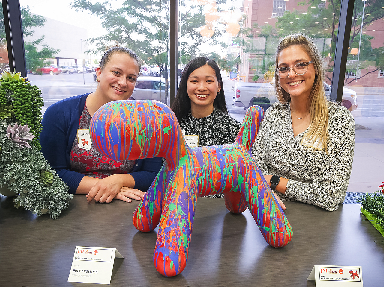 GLMV Architecture team with their puppy entry, "Puppy Pollock"