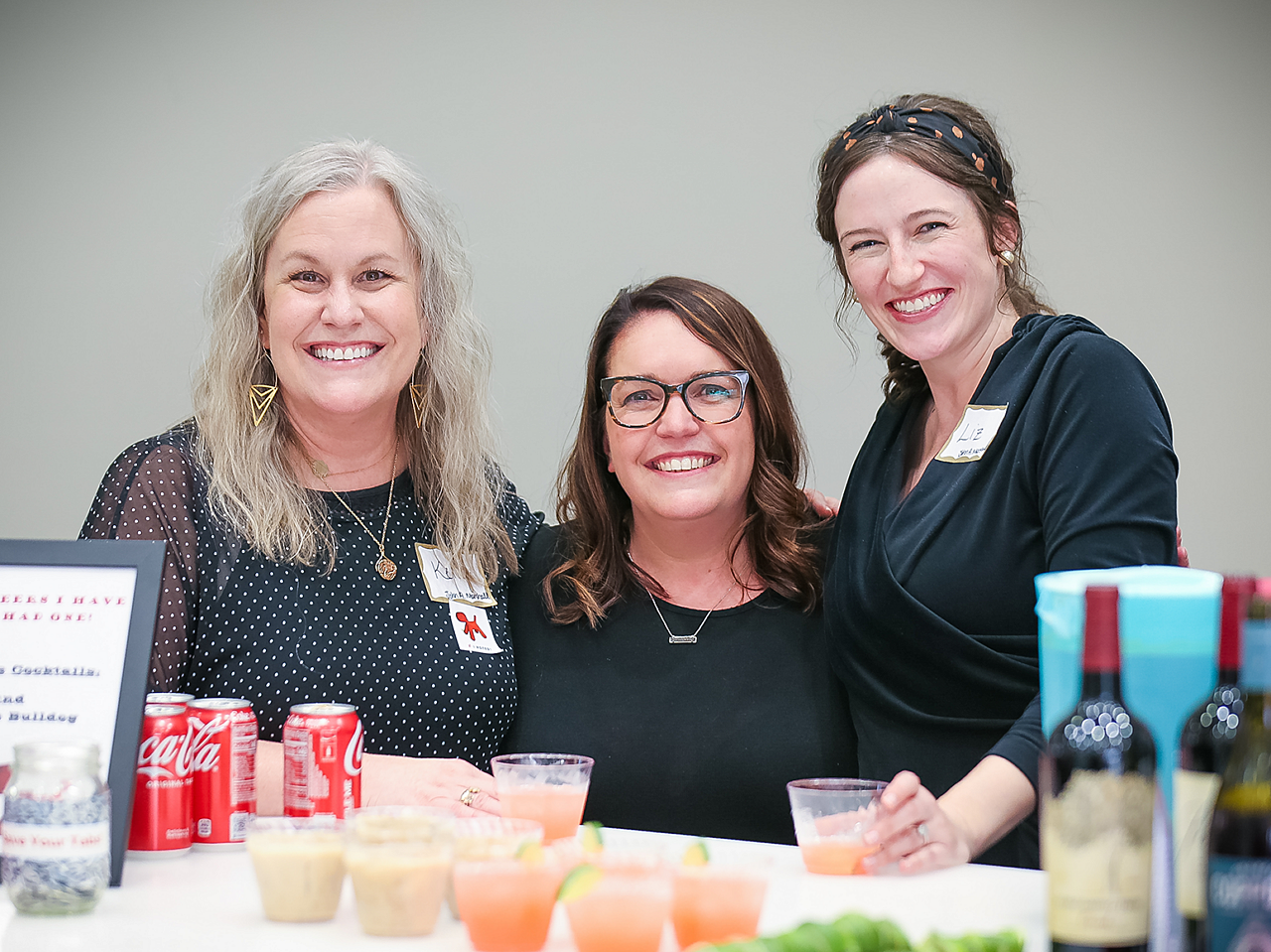 Members of John A. Marshall Co.'s Design team with Amy Smith (Confections of a Midnight Baker), who created the evening's sweet treats