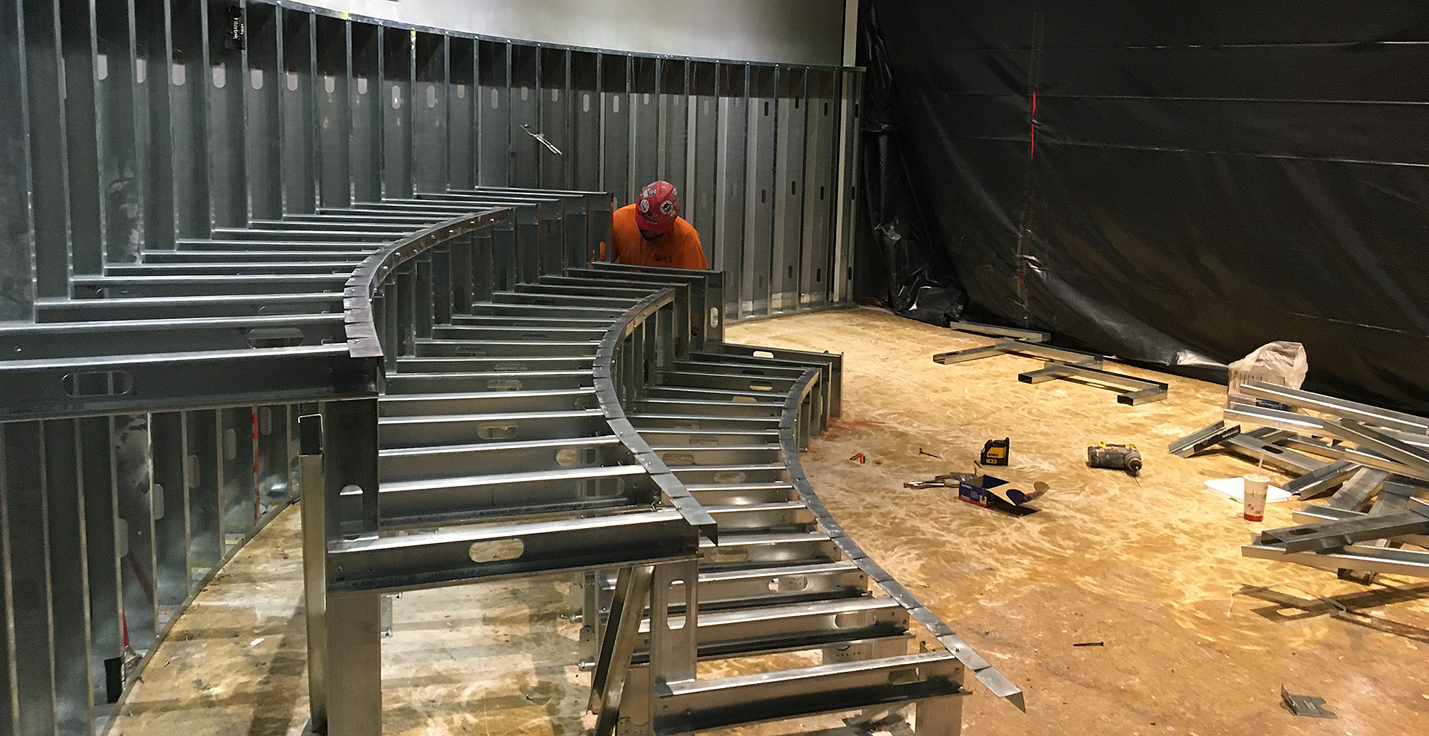 Renovation stadium seating gallery