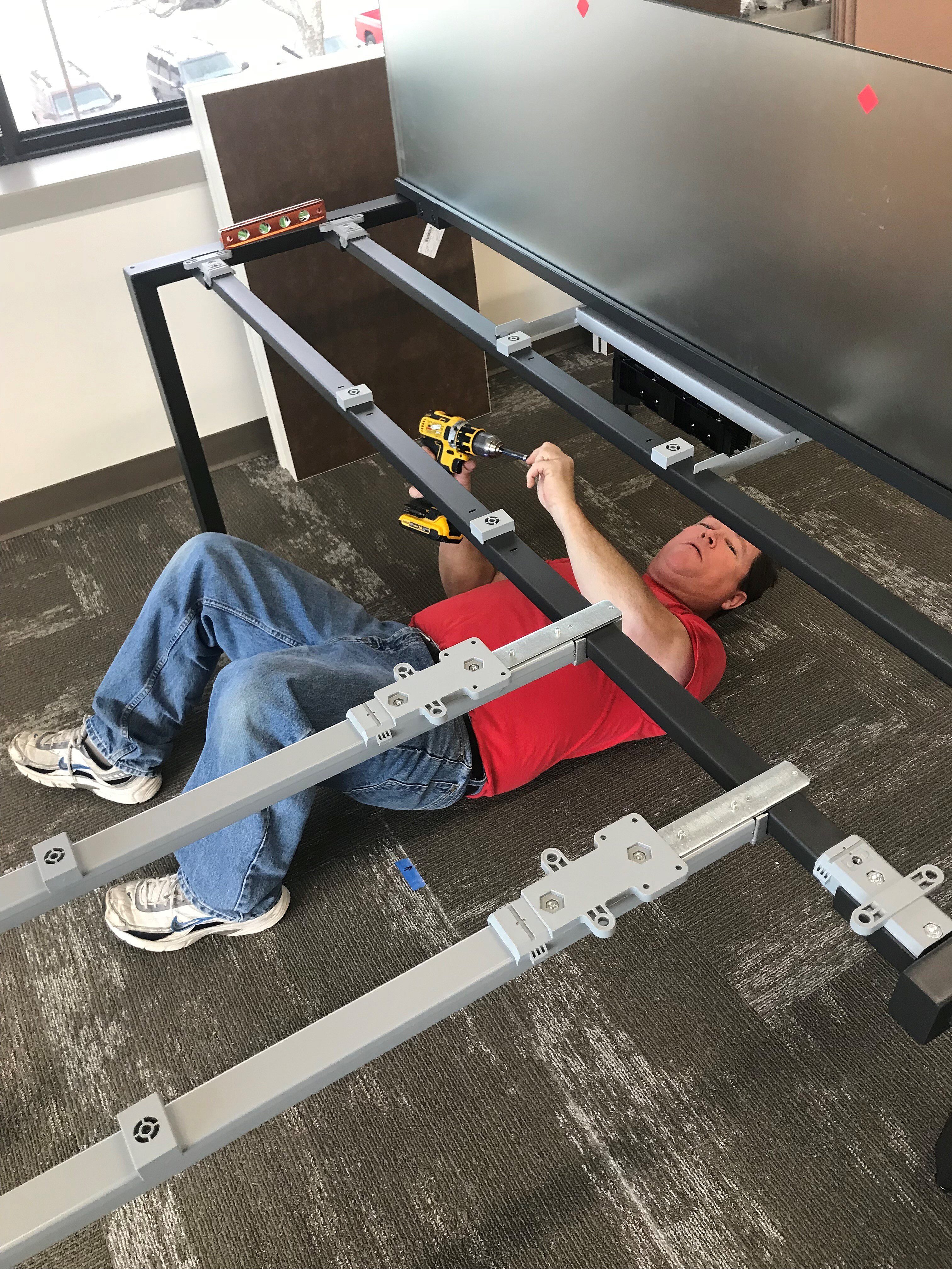 Delivery & Installation - Installer at Work