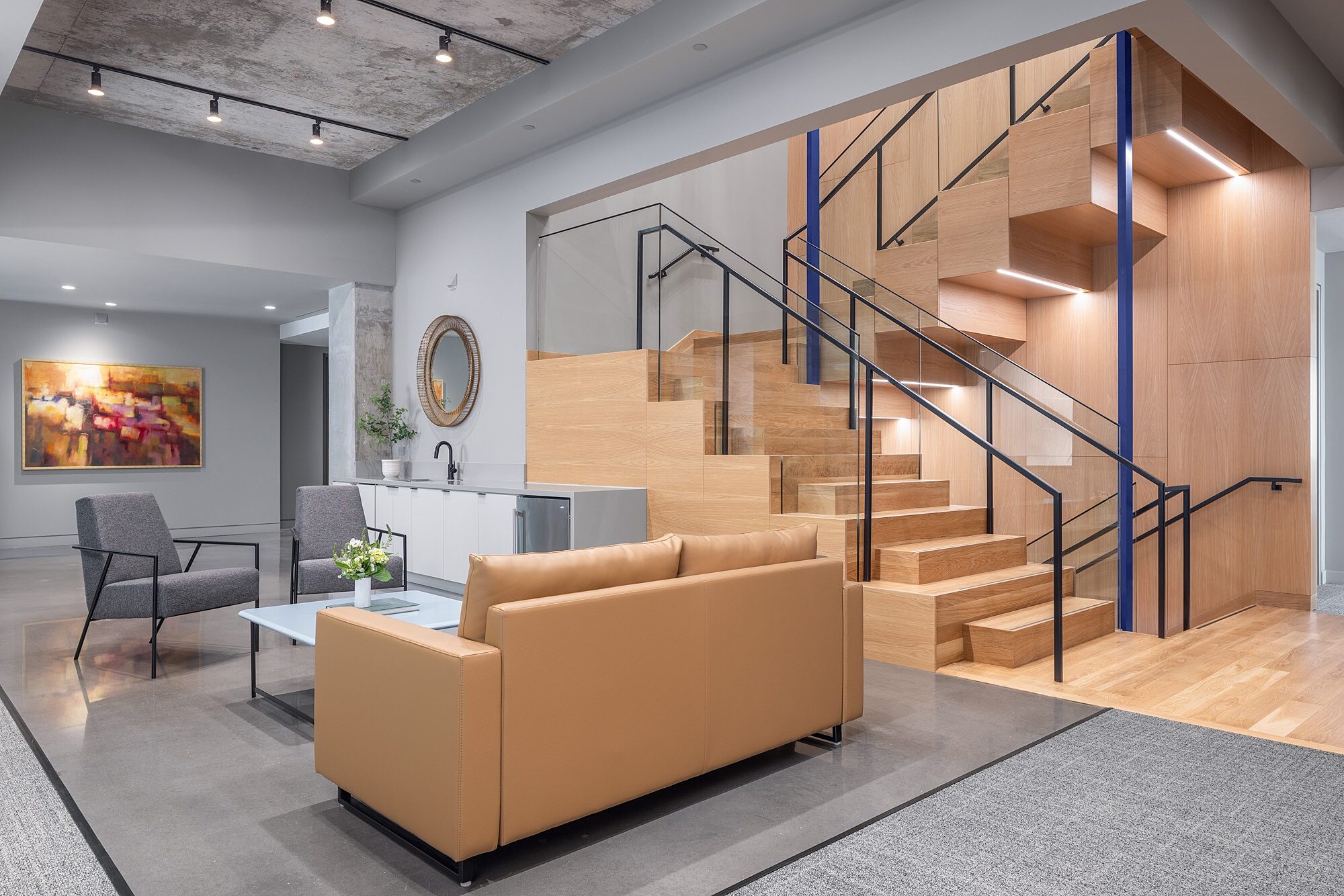 Phillips Murrah-Mel Willis-Lounge and Stairs